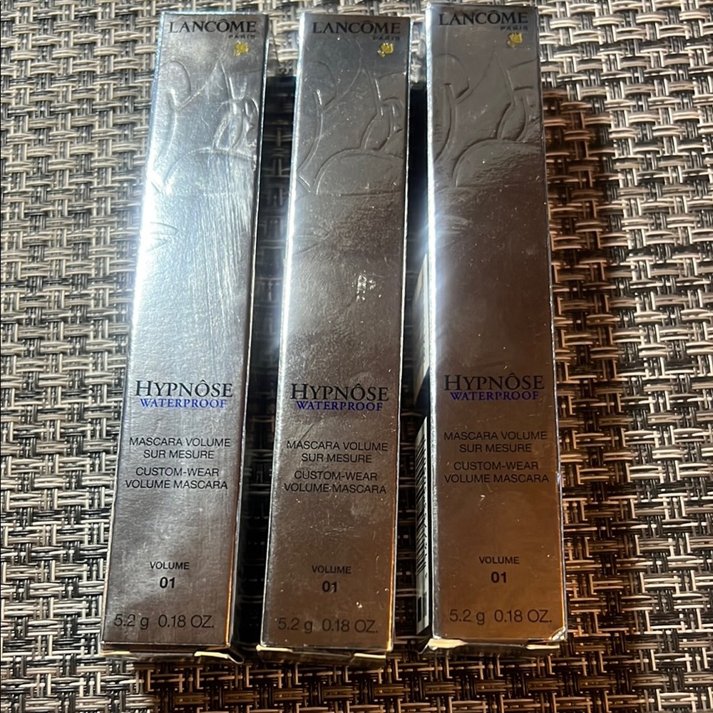 Lot of three Lancome HYPNOSE 01 waterproof mascara M9